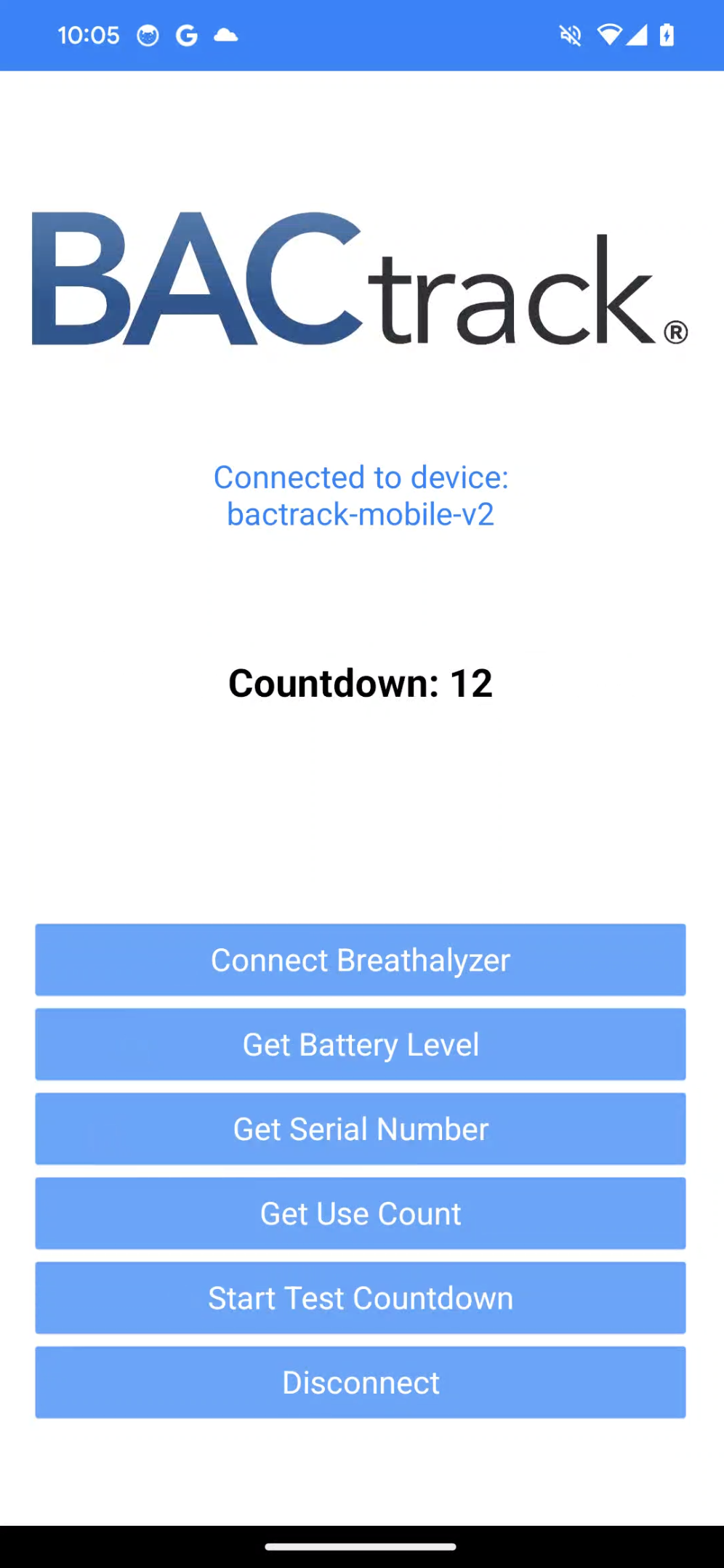 Countdown Screen